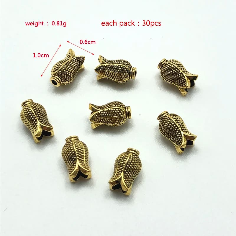Charm Turkey Prayer Beads Rosary Flower Shape Connection for Jewelry Making DIY Handmade Rosary Bracelet Necklace Accessories - 3