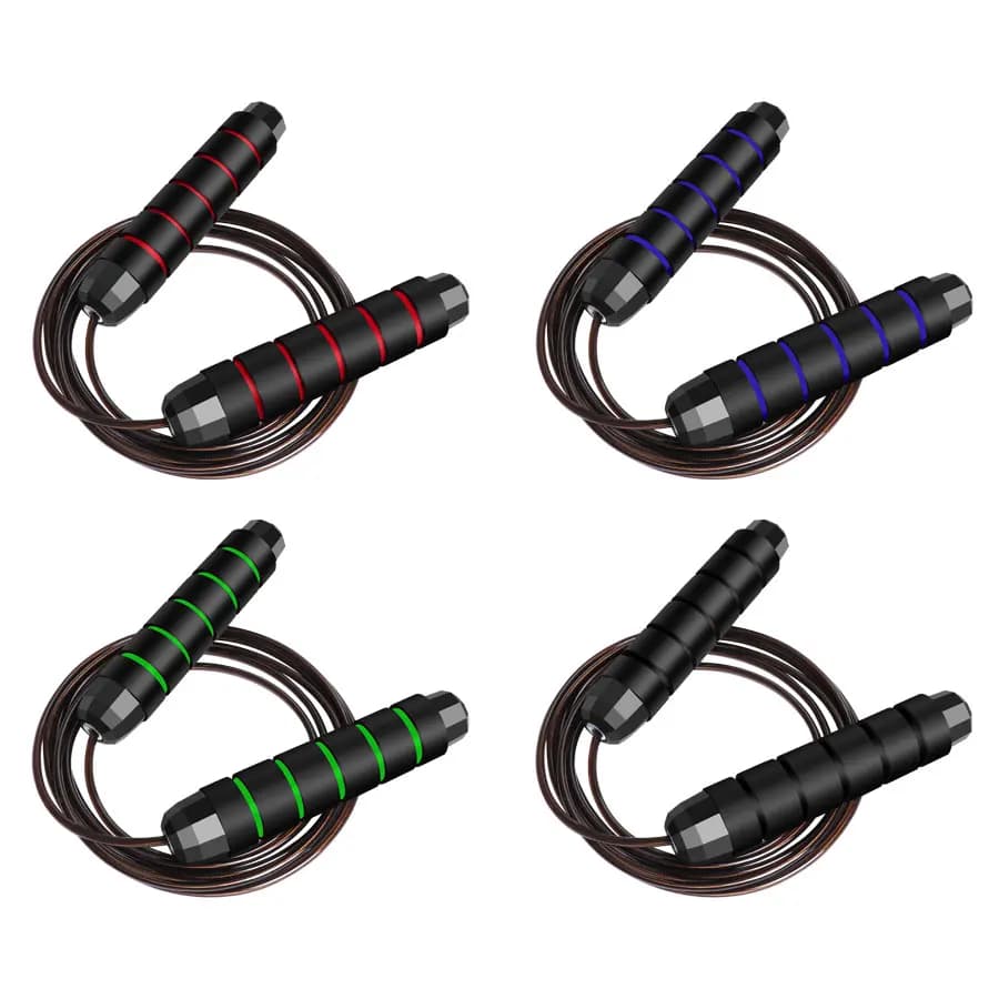 Adjustable Rapid Speed Jump Rope Steel Wire Skipping Rope for Fitness Workout Training Home Sport Equipment - 2