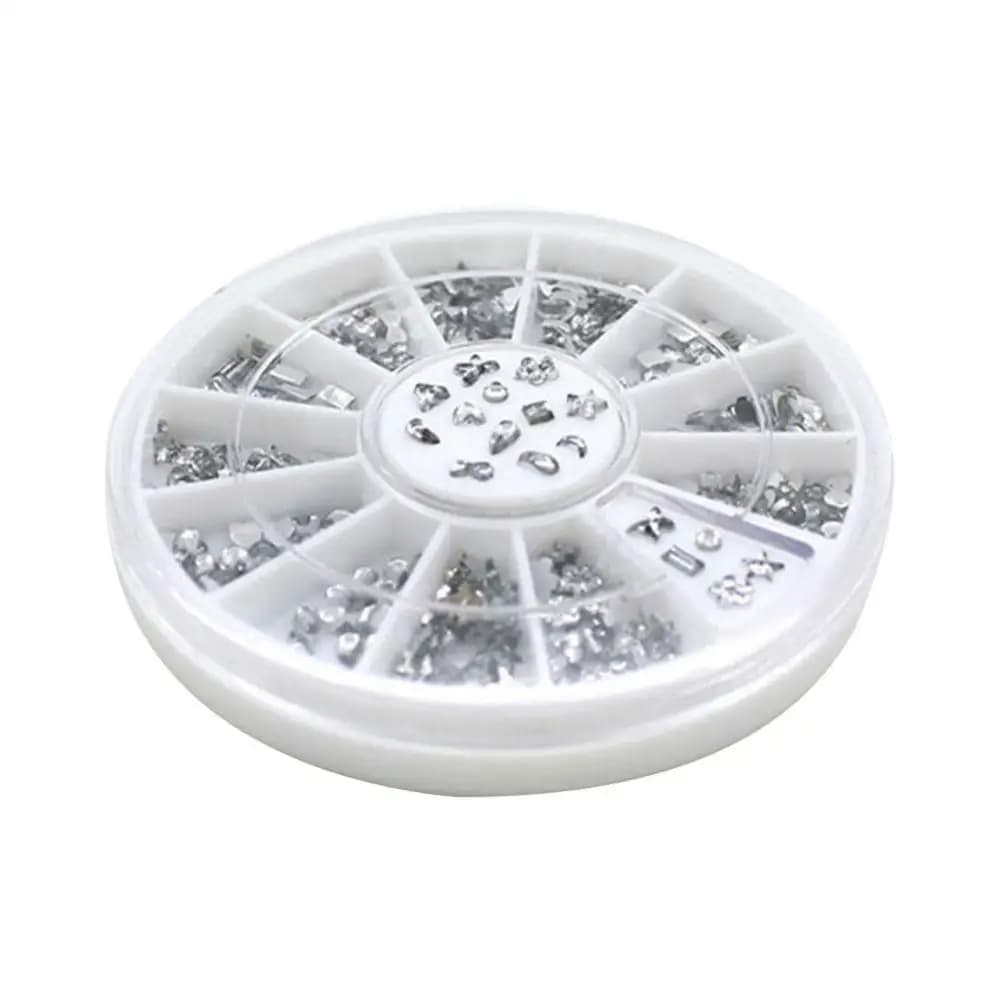 2021 Chic Star Flower Heart Rhinestone Manicure Nail Art Decal Tips Glitters Stickers - 4