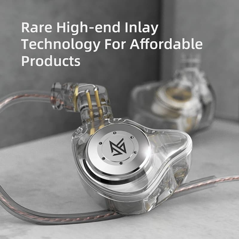 سماعات KZ EDX برو ديناميكية داخل الأذن مراقبة هاي فاي سلكية سماعات رأس باس ستيريو ألعاب موسيقى سدادات أذن عزل الضوضاء - 5