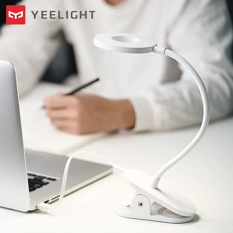 Yeelight LED Desk Lamp Clip-On Night Light USB Rechargeable 5W 360 Degrees Adjustable Dimming Reading Lamp For Bedroom - 6