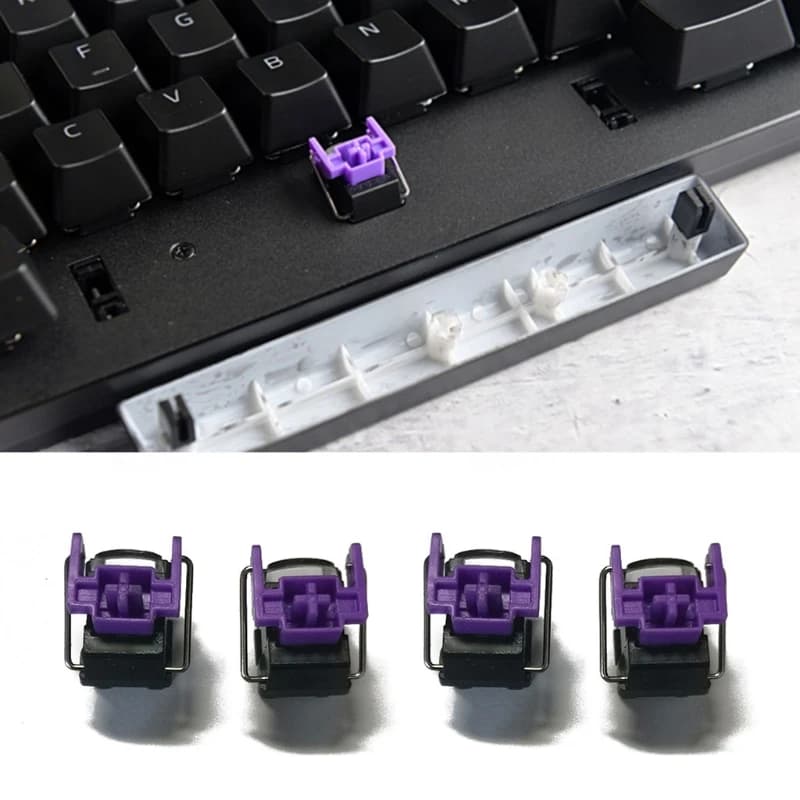 Razer Purple Optical Switches Hot Swap Switch for Razer Huntsman Elite Gaming Mechanical Keyboard Switches 4Pcs - 4