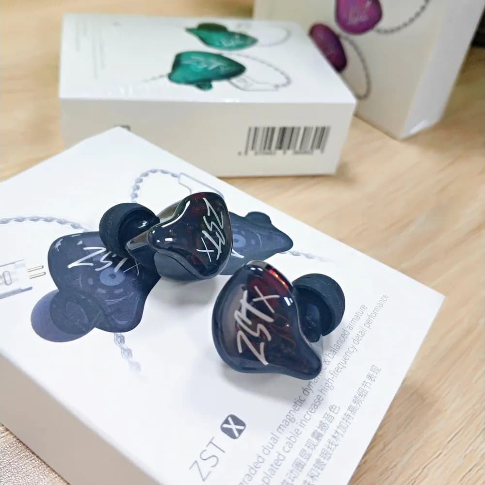 KZ ZST X 1DD+1BA Hybrid Driver In-ear Earphone Noise Cancelling Headset With 2Pin Replaceable Cable KZ ZST X ZSX ZSN PRO EDX DQ6 - 5