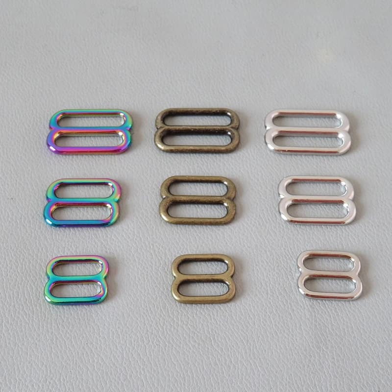 1PCS Zinc Alloy Metal Buckle Slider For Bag Accessory Adjuster Belt Loop Hardware Dog Collar Garment Harness Clasp High Quality - 3