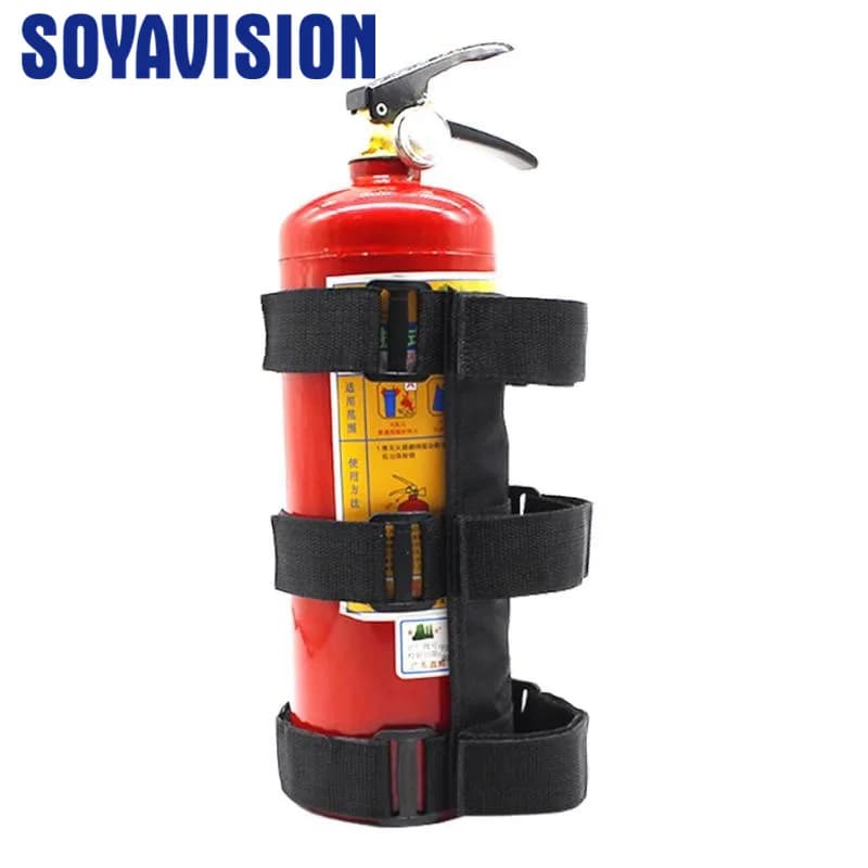 Universal Oxford Car Roll Bar Fire Extinguisher Holder Large & Small Size for Jeep Wrangler TJ JK JL 1997-2022 Car Accessories - 4