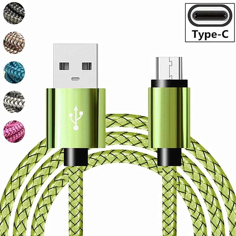 كابل USB Type C بطول 2 متر و3 متر، شحن سريع، سلك شاحن بطارية لسامسونج جالاكسي A51 وA71 وA5 وA70 وA81 وM31 وA12 وS21 وS10 وS10E وS9 وA50