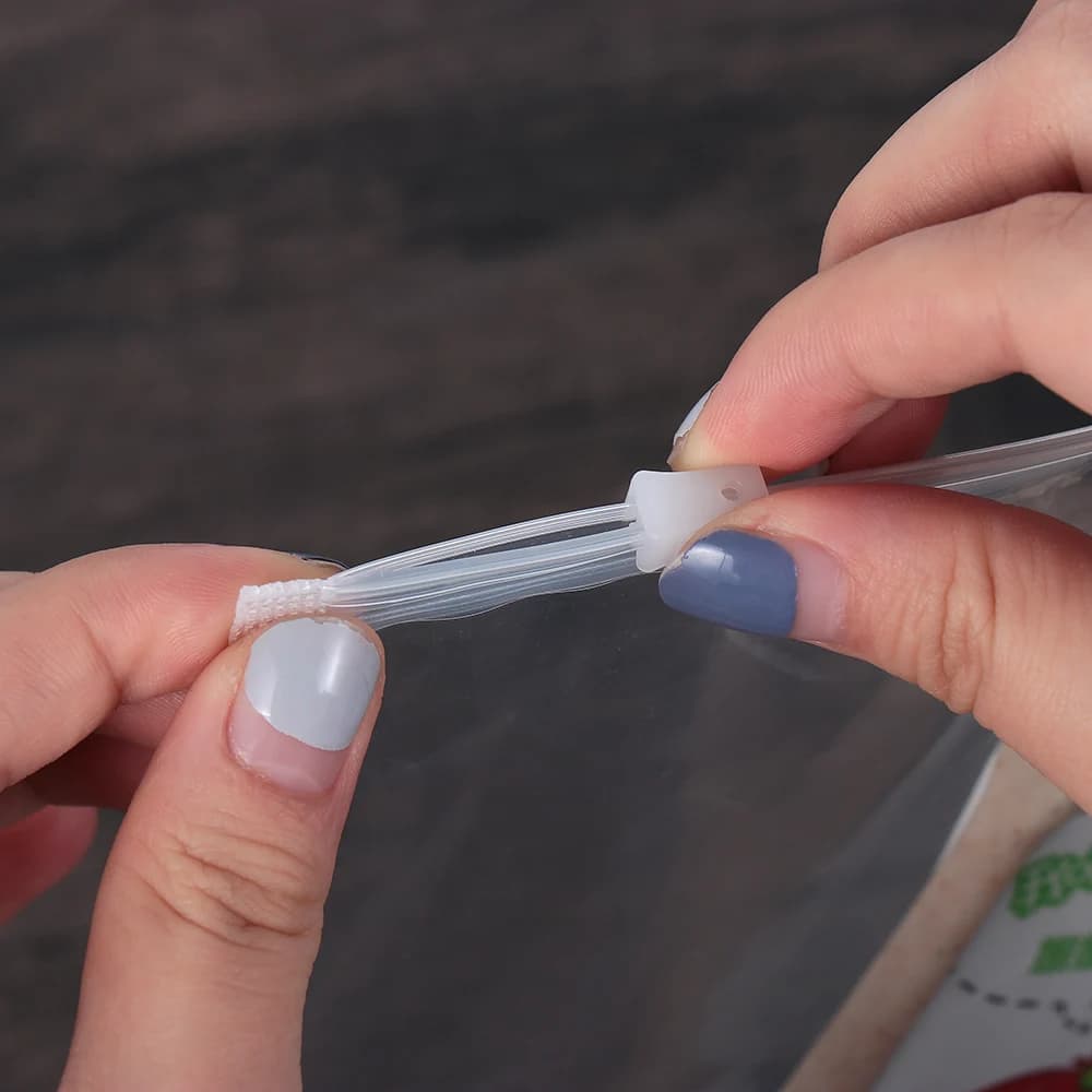 مجموعة من 5 قطعة/المجموعة تخزين بلاستيكية شفافة ، مجموعة من أكياس القماش المحمولة ، حقيبة سفر ، منظم بسحاب - 4