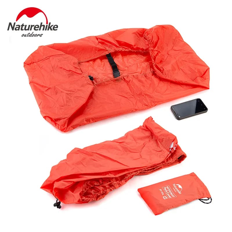 NatureHike Bag Cover 20~75L Waterproof Rain Cover For Backpack Camping Hiking Cycling School Backpack Luggage Bags Dust Covers - 3