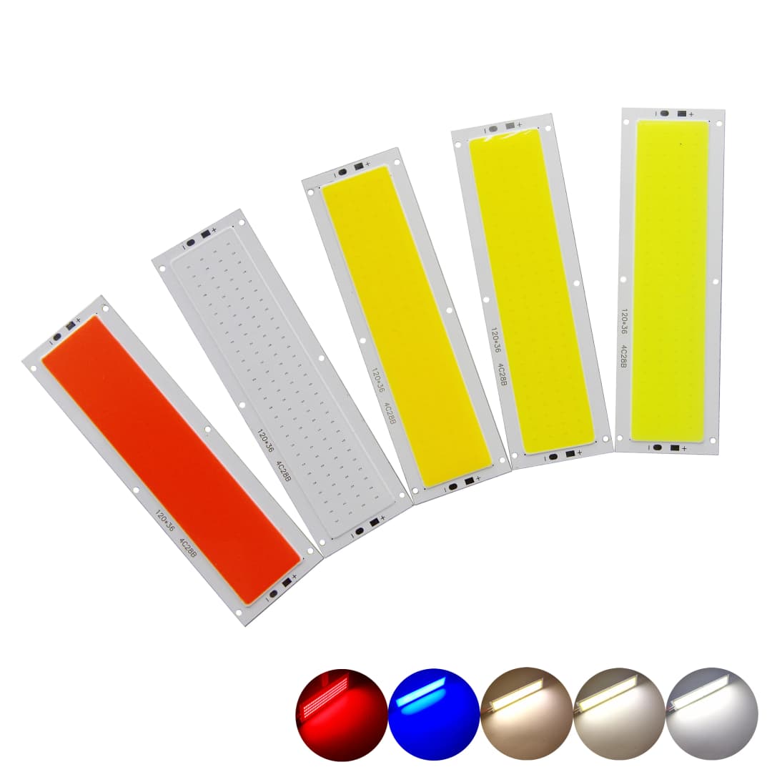 تيار مستمر 12 فولت 2 واط-200 واط، مصباح COB دائري، DIY، LED، مصباح ثنائي باعث للضوء، لوحة سيارة، لمبة COB، شريط LED - 2