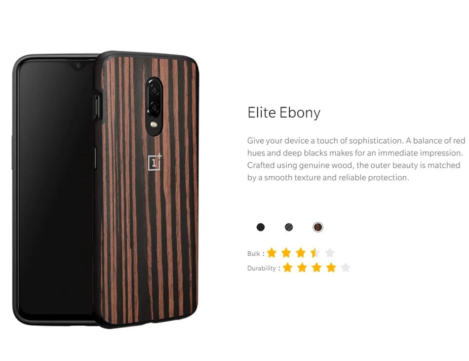 100% Official Oneplus 6T Back Case Original bespoke Silicone Sandstone Nylon Karbon Bumper Leather Flip Cover - 5