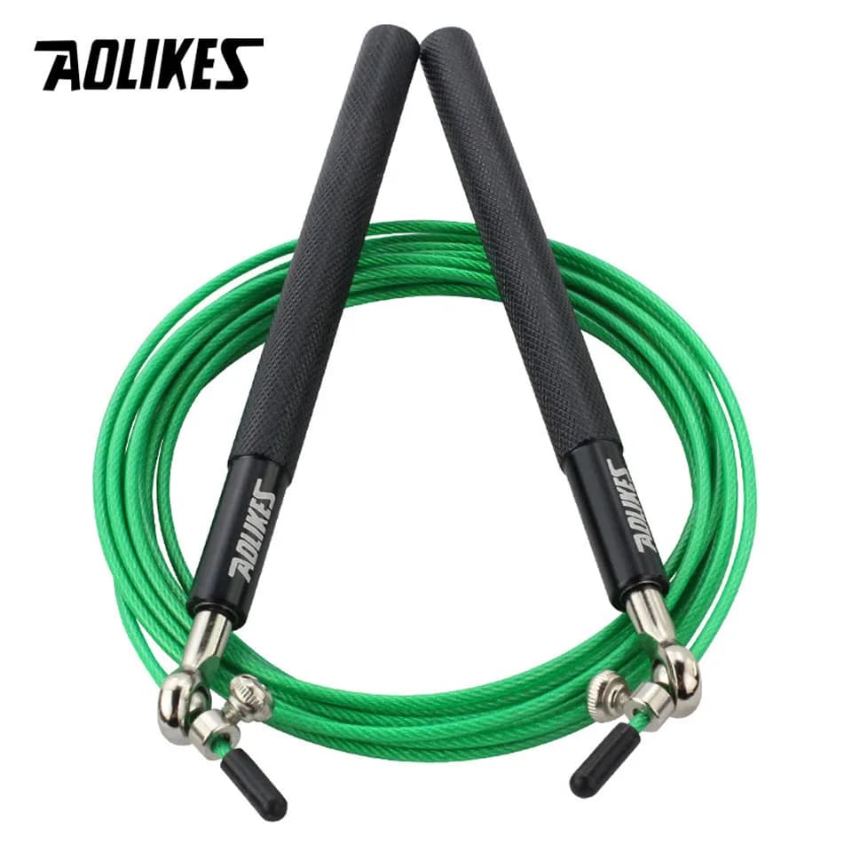 AOLIKES 1PCS Crossfit Speed Jump Rope Professional Skipping Rope For MMA Boxing Fitness Skip Workout Training With Carrying Bag - 4