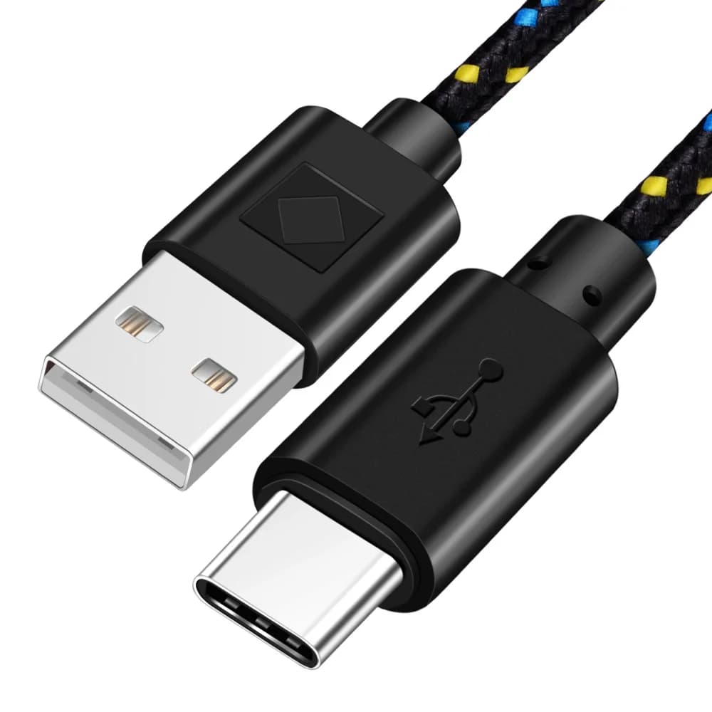 كابل USB نوع C من OLAF، نايلون مضفر، لمزامنة البيانات والشحن السريع، متوافق مع سامسونج S9 وS10 وXiaomi mi9 وmi8 وهواوي - 4