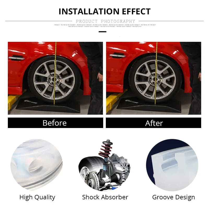 SEAMETAL Car Buffer Shock Absorber Car Spring Buffers Coil Urethane Rubber Buffer For Cars Springs Cushion Buffering Auto Goods - 3