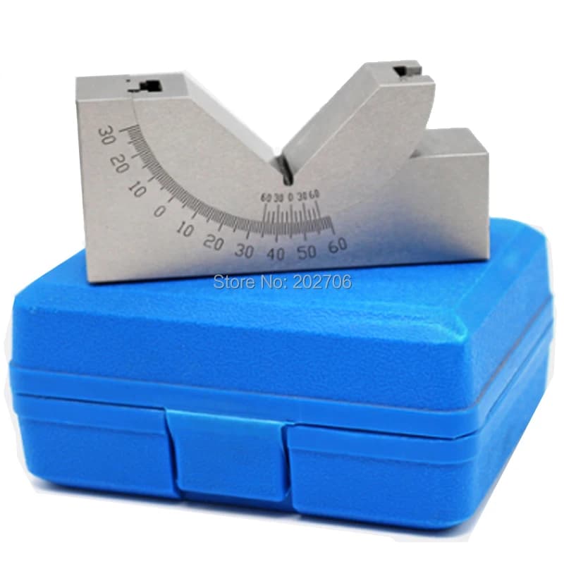 أجزاء دقيقة لآلة الطحن وسادة قابلة للتعديل 0/30/60 مقياس الزاوية V كتلة أداة الصياد العلوية AP25 AP30 AP46 للقياس - 6