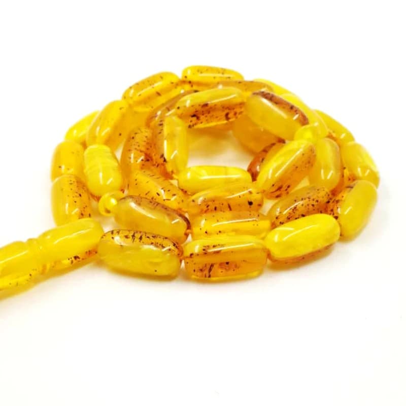 تسبيح رمضان كريم كهرمان لون رجل مسبحة مسلمة سوار فاخر هدية لعيد تسبيح 33 خرزة مسبحة إسلام سوار - 4