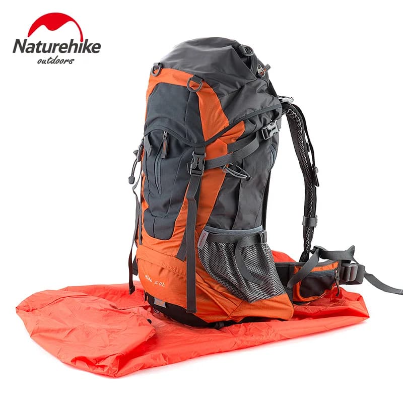 NatureHike Bag Cover 20~75L Waterproof Rain Cover For Backpack Camping Hiking Cycling School Backpack Luggage Bags Dust Covers - 2