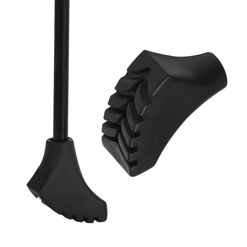 2021 مبيعات ساخنة، 1 قطعة، عصا مشي شمالية سوداء جديدة، عكاز نمط شمالي، 9 أنماط، اكسسوارات عصا تنزه - 4