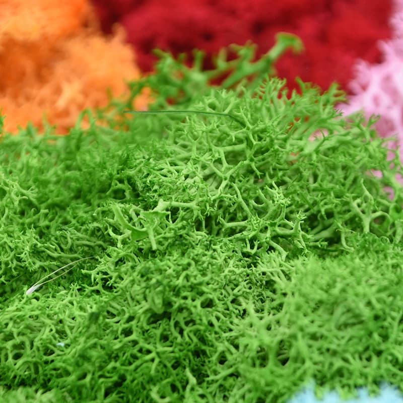 20/40g Artificial Green Plants Eternal Life Moss DIY Crafts Grass Home Living Room Garden Decoration Mini Landscape Fake Grass - 3