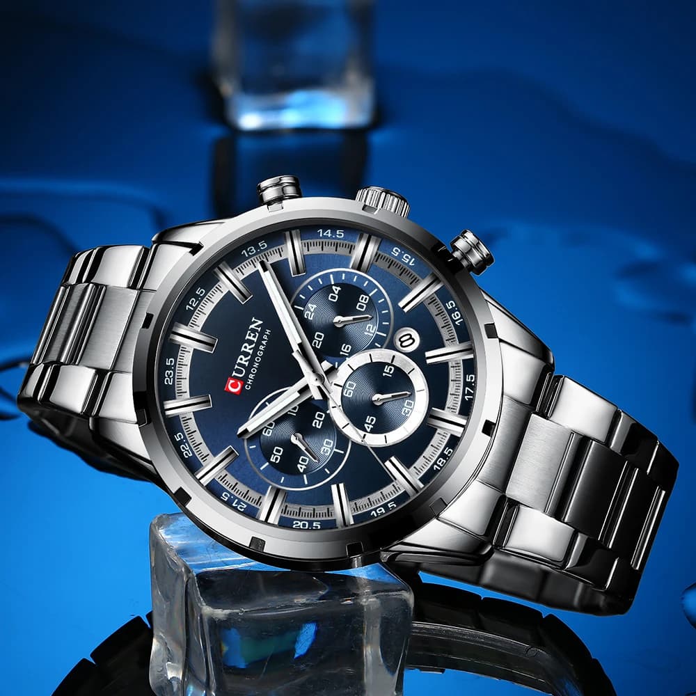 Relogio Masculino CURREN Hot Fashion Mens Watches Top Brand Luxury Wrist Watch Quartz Clock Watch Men Waterproof Chronograph - 3