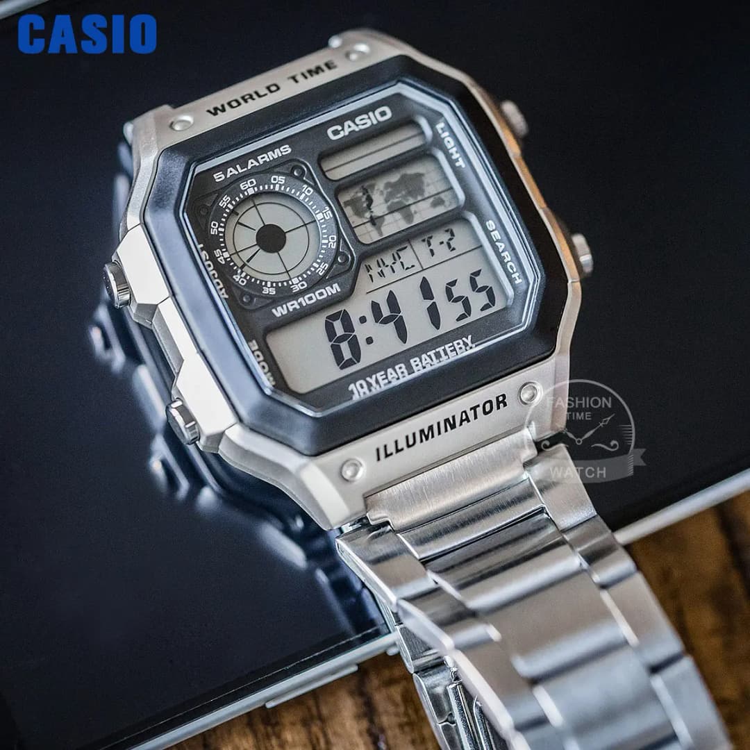 Casio watch Explosion watch men set luxury LED military digital watch sport quartz men watch relogio masculinoAE-1200WHD-1A - 2
