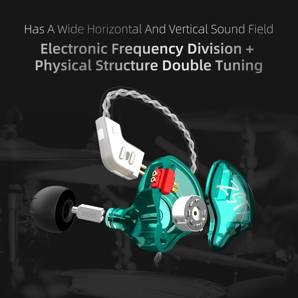 KZ ZST X 1DD+1BA Hybrid Driver In-ear Earphone Noise Cancelling Headset With 2Pin Replaceable Cable KZ ZST X ZSX ZSN PRO EDX DQ6 - 4