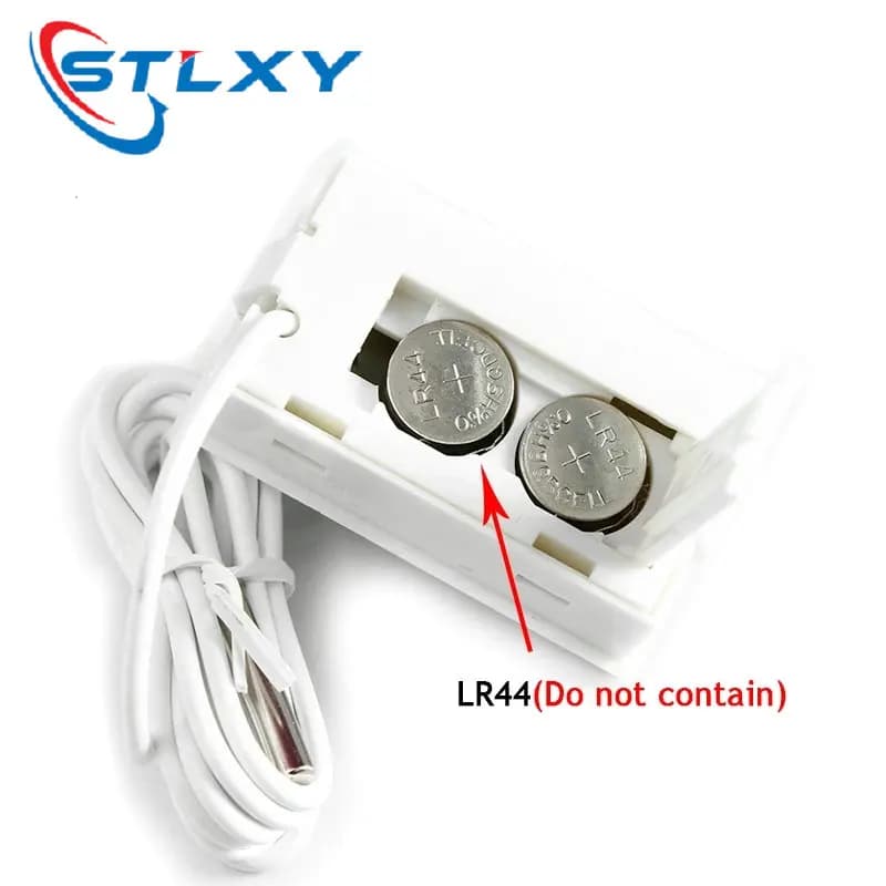 Mini LCD digital thermometer used for freezer temperature - 50-110℃ refrigerator thermometer indoor and outdoor waterproof probe - 6