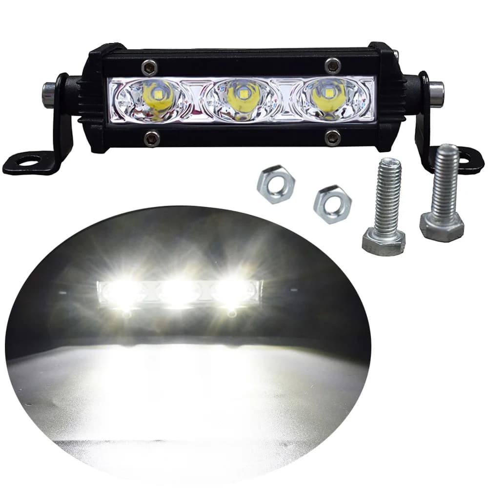 4'' MOTO car 15W LED Light Bar Single Row Work Spotlights Mini Led Lamp Bike Light 4X4 Offroad 12V 24V