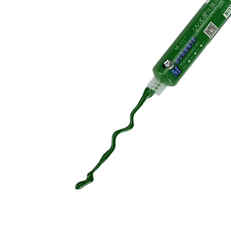 MECHANIC طلاء لحام UV زيت أخضر PCB BGA لمنع التآكل وقوس اللحام معجون لحام حبر فلックス - 4