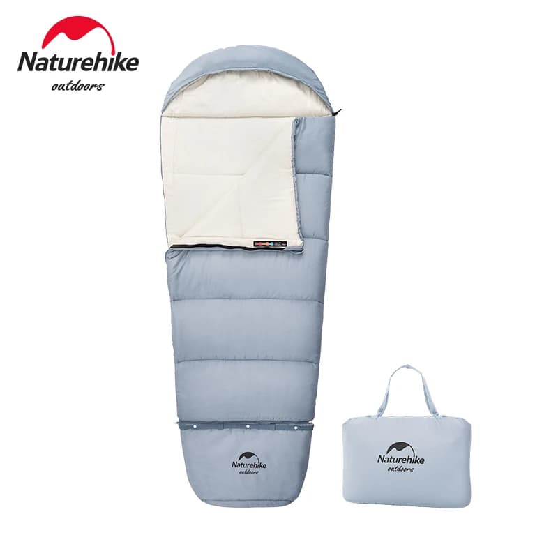 Naturehike-Children's Sleeping Bag, Extended Splicing, Camping, Hiking, Warm, Mummy, Outdoor - 2