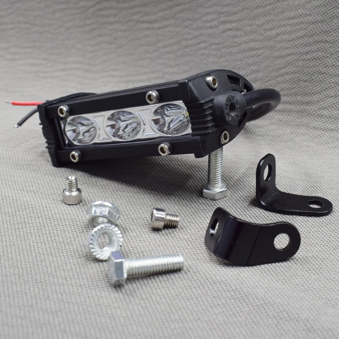4'' MOTO car 15W LED Light Bar Single Row Work Spotlights Mini Led Lamp Bike Light 4X4 Offroad 12V 24V - 2