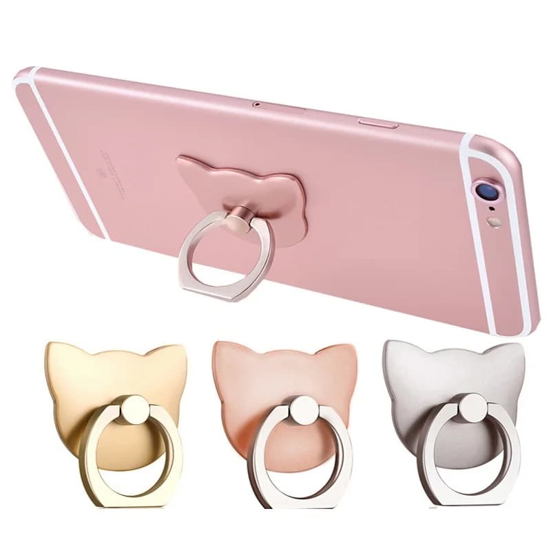 Finger Ring Mobile Phone Smartphone Stand Holder For iPhone XS Huawei Samsung cell Smart Round Phone Ring holder Car Mount Stand
