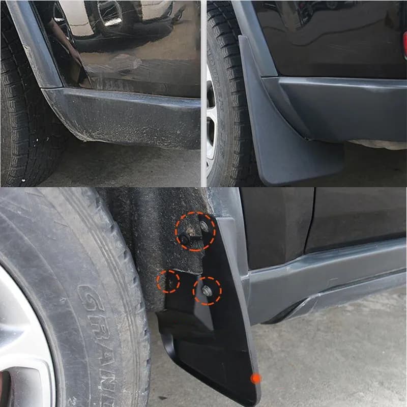 Mud Flaps For Jeep Grand Cherokee WK2 Mudguards Fender Mud Flap Splash Guards Mud Flaps Mudguards car accessories Front Rear - 5