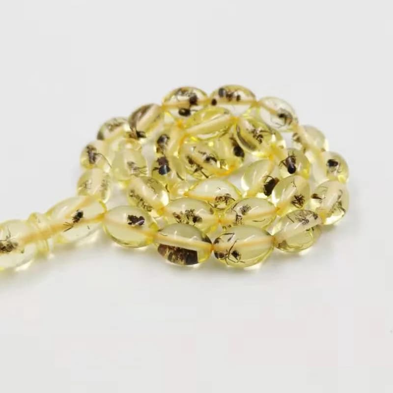 الراتنج Tasbih 33 66 99  الحشرات الخرز شرابة قطن هدية عيد ل مصلاة للمسلمين مسبحة رجل Misbaha أساور مستكة الإسلامية التركية - 4
