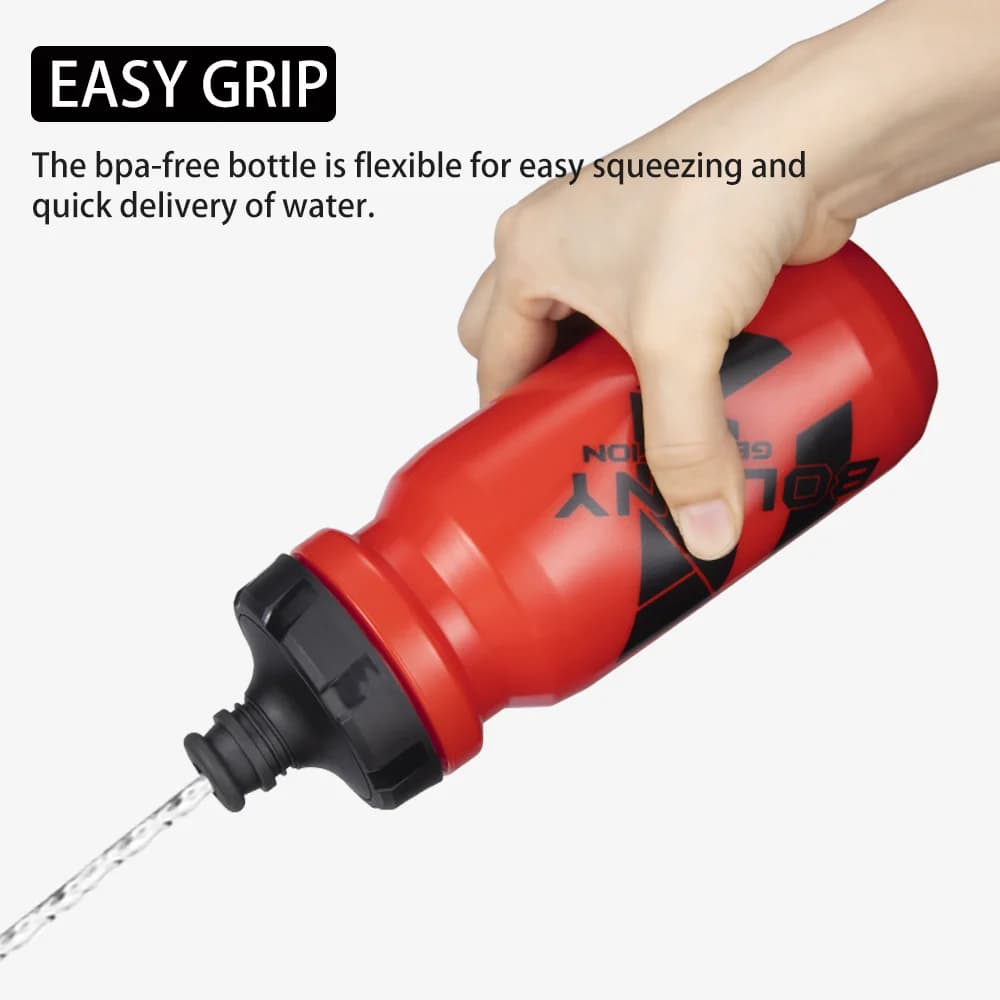 BOLANY 610ML Bike Water Bottle Plastic Lightweight Outdoor Gym Sports Portable Cup Cycling Kettle Mountain Bicycle Accessories - 3