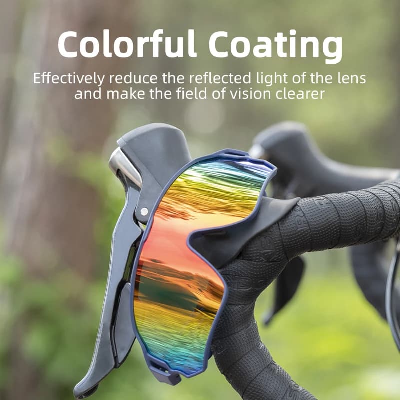 ROCKBROS Polarized Glasses UV400 Sunglasses Sport Protection Glasses Bicycle Eyewear Outdoor Hiking Camping Golf Cycling Goggles - 3