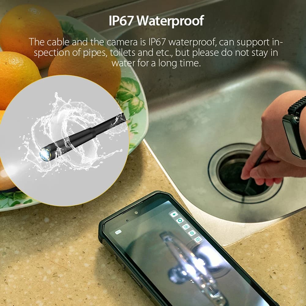 Ulefone  Waterproof 3 in 1 Endoscope /For ARMOR 9/ARMOR 9E/Power Armor 13/Power Armor 18T - 4
