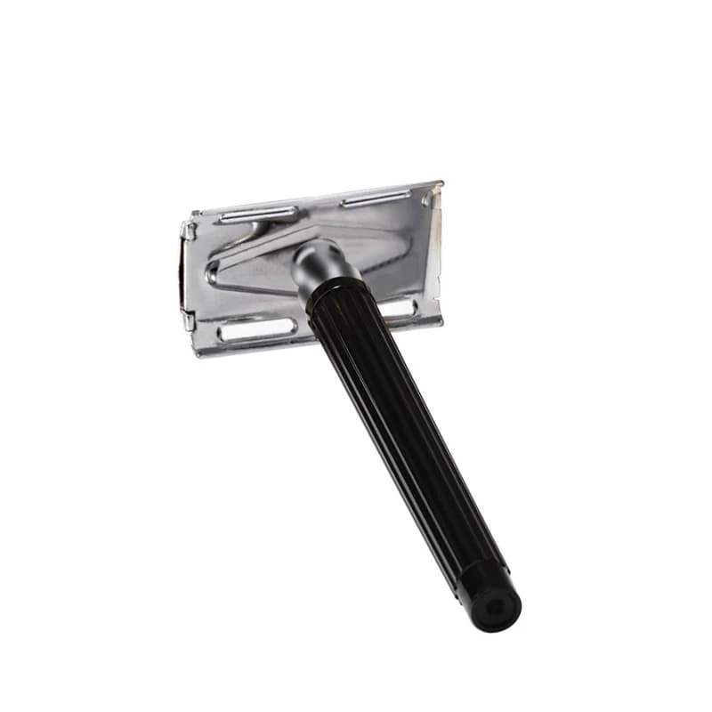 1 Razor Handle + 1 Blade Men Shaving Classic Manual Shaver Double Edges Safety Razors Metal Traditional Shaver - 3
