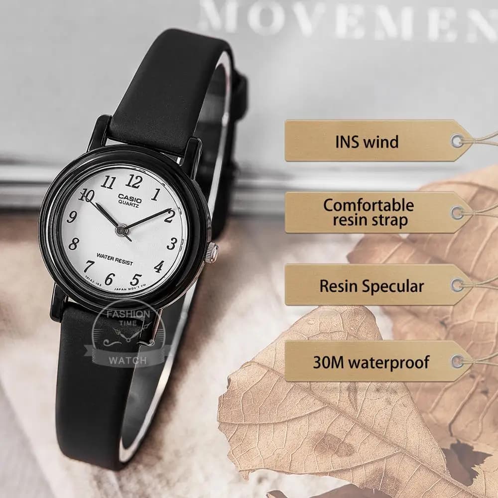 Casio Women's Top Luxury Set 30m Waterproof Women's Quartz Watch Gift Clock Sport Children's Watch - 2