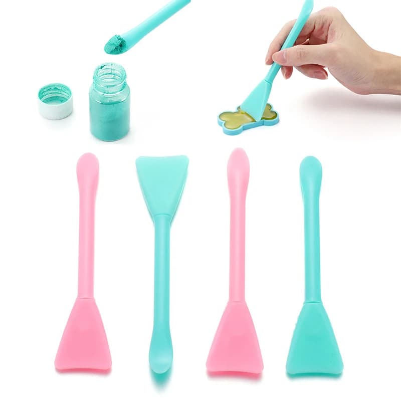 DIY Resin Tool Silicone Stirring Stick Epoxy Resin Disposable Cups Spoons Glove Pliers Tweezers Jewelry Making Tools Accessories - 4