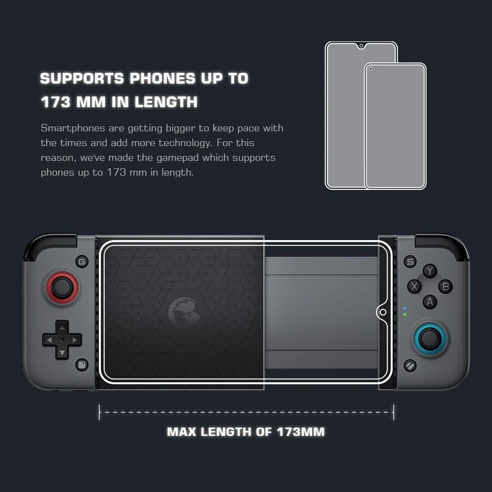 GameSir X2 Bluetooth Mobile Gamepad Wireless Game Controller for Android and Apple iPhone Cloud Gaming Xbox Game Pass STADIA - 5