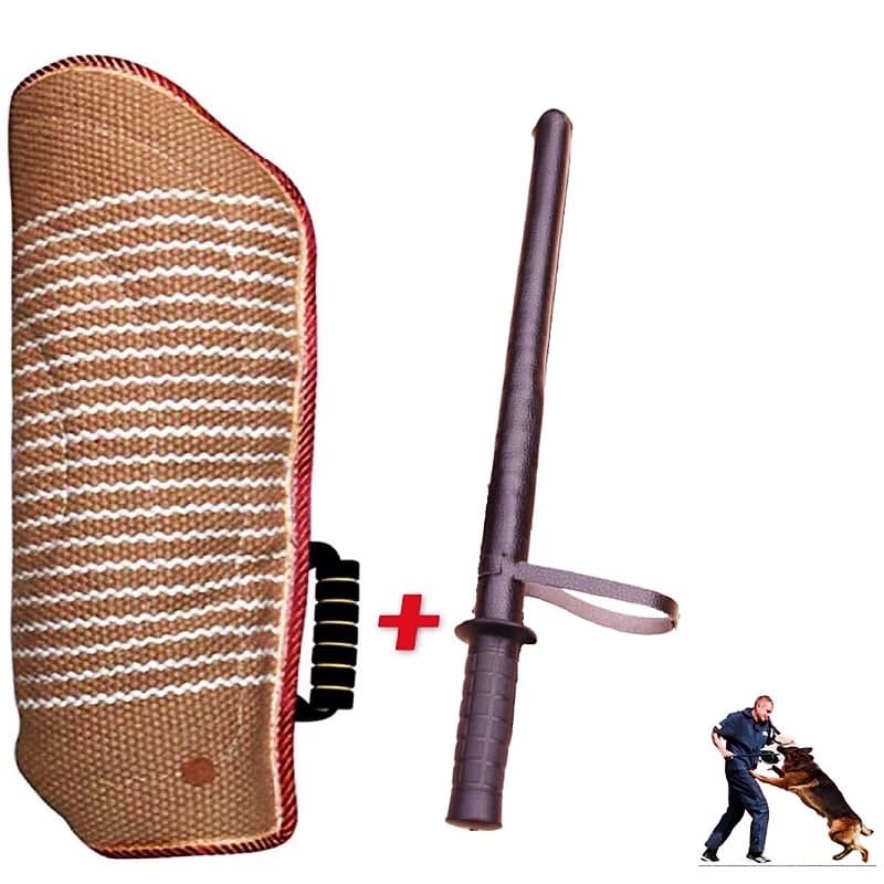 Jute Thickened Dog Bite Sleeves,Bite Stick,Guard Dog，Police Dog Training Supplies Pet Products German Shepherd Belgian Malinois