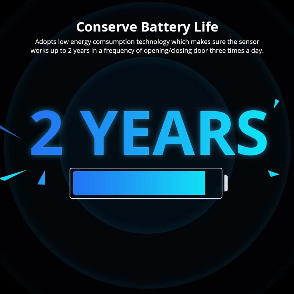 1-10 PCS Itead SONOFF DW2 RF Door Window Alarm Sensor Wireless Magnetic Door Detector Anti-Theft Alarm Smart Home Security - 4