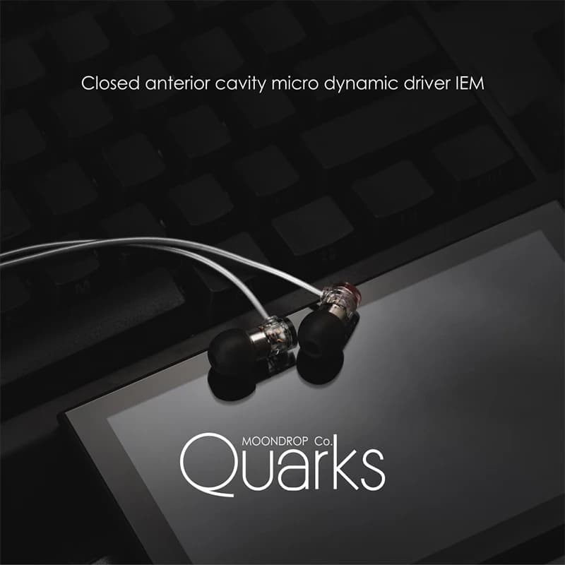 سماعات أذن MoonDrop Quarks، ديناميكية، أداء عالي، IEMs - 5