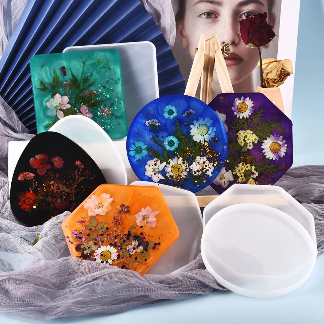 Cuboid Cube Resin Mold Crystal Epoxy Silicone Mold DIY Jewelry Pendant Storage Tray Mold Square Rectangular Casting Accessories - 6