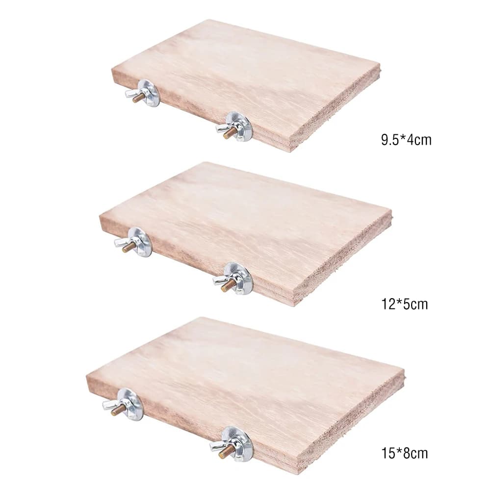 منصة قفز خشبية للحيوانات الأليفة، إطار تسلق، لوح خدش، لوح قفز، إمدادات للخنازير الغينية - 5