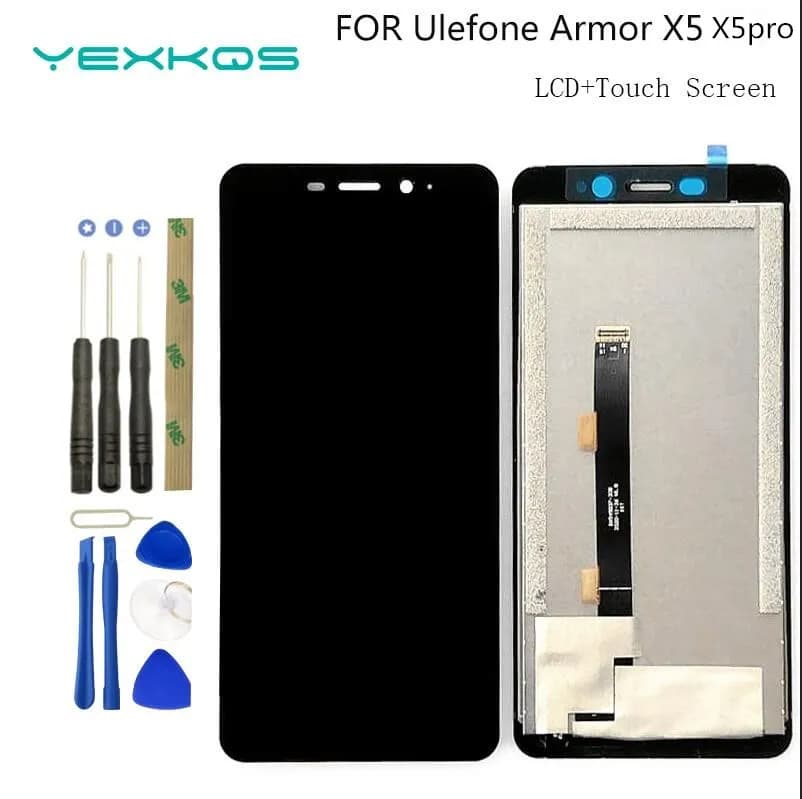 5.5" ULEFONE ARMOR X5PRO X3 LCD Display+Touch Screen Digitizer Assembly Original LCD+Touch Digitizer for ARMOR X5 X9 X10 X11 PRO
