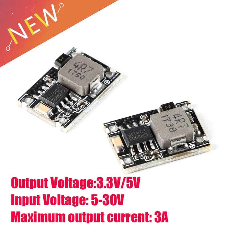 10 قطعة/1 قطعة DC-DC باك وحدة امدادات الطاقة قابل للتعديل تنحى محول مجلس 5 فولت-30 فولت إلى 3.3 فولت 4.2 فولت 5 فولت 9 فولت 12 فولت 3A لشحن السيارات
