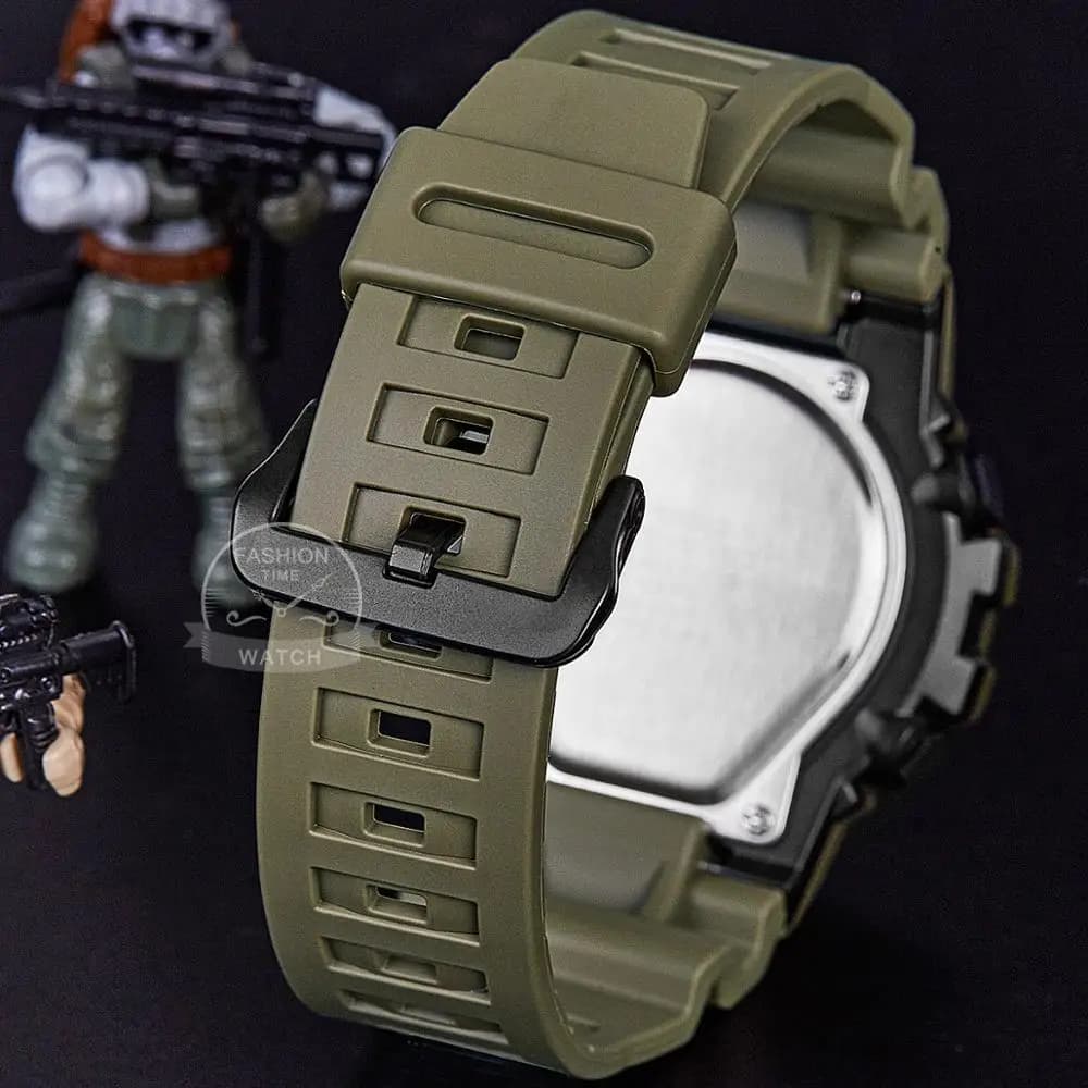 ساعة كاسيو G-Shock للرجال، مجموعة فاخرة، رقمية LED، مقاومة للماء، كوارتز، ساعة رياضية عسكرية - 5
