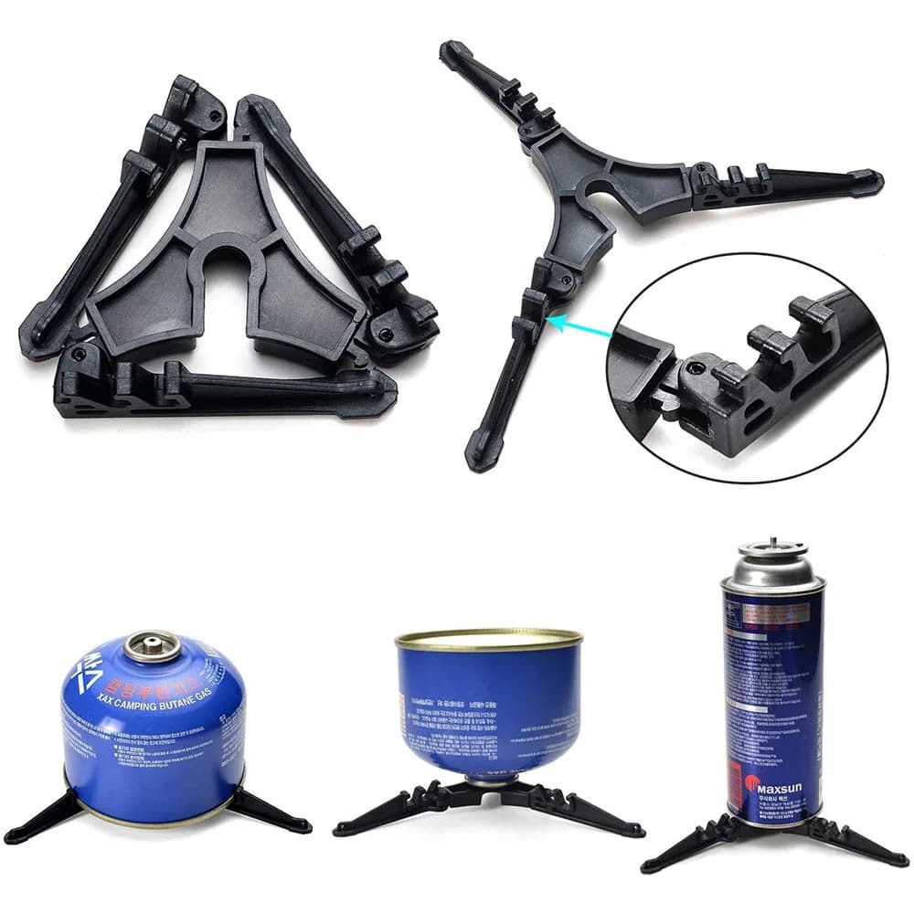 Camping Cookware Kit with Stove Outdoor Cooking Set  Outdoor Pot Travel Tableware Kitchen Hiking Picnic BBQ - 4