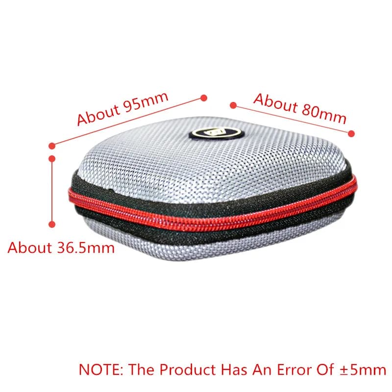 KZ Earphone Case EVA Zipper Case Bluetooth Headset Box Square Portable Compression Headset case For KZ ZAX ES4 ZSTX ZSR EDX ZST - 3